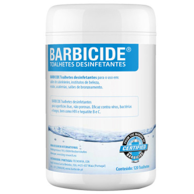 BARBICIDE Toalhetes Desinfetantes Emb. 120 Unid.